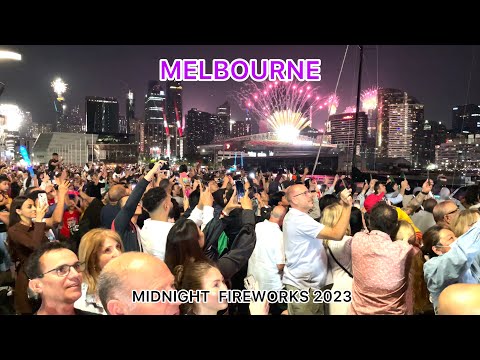 Melbourne Fireworks 2023 New Year's Eve