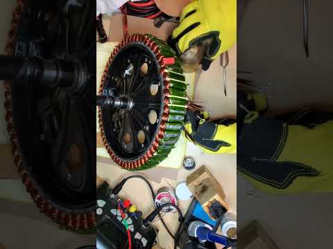 Daymak Arrow stator rewinding Tinkering 3 Phases Star Connection Point