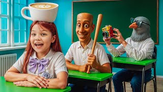 If Italian Memes Went to High School! From Nerd to Popular – Ballerina Cappuccino!