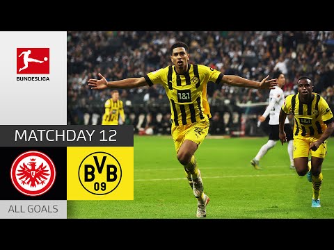 Bellingham hits winner | Eintracht Frankfurt - Borussia Dortmund 1-2 | All Goals | Bundesliga 22/23