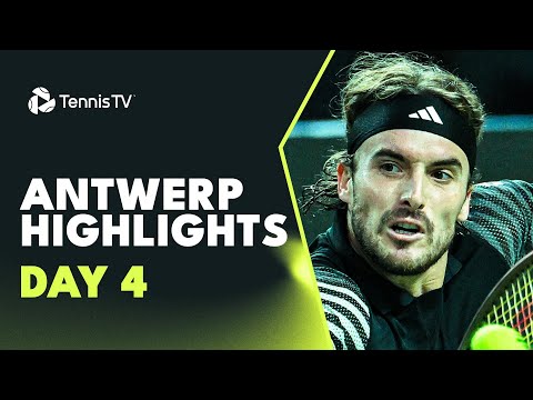 Tsitsipas Begins Campaign; Thiem, Struff Play Respective Marathons | Antwerp 2023 Day 4 Highlights