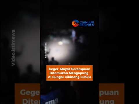 Geger, M4yat Perempuan Ditemukan Mengapung di Sungai Cibinong Cilaku