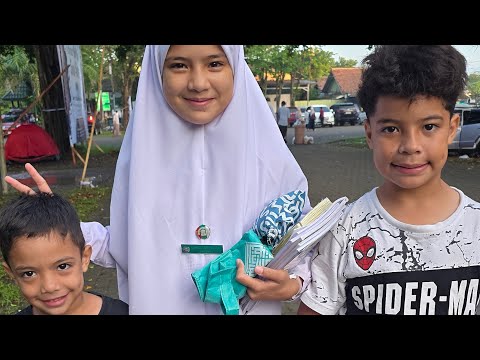 Gontor jelang lebaran, banyak pasang tenda dan mobil