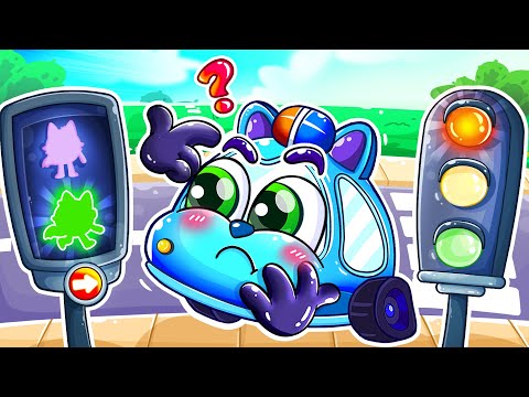 Traffic Lights Song | Vehicles Song | Red Light + More Nursery Rhymes by Baby Cars & Friends