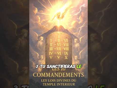 Les Dix Commandements : Les Lois Divines du Temple Intérieur 🔥