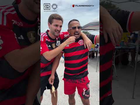 AQUELE ESQUENTA COM O @marcovitor15 ANTES DA BOLA ROLAR ENTRE FLAMENGO E BAYERN! ⚽🔴⚫ #flamengo