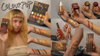 Twilight New Moon x ColourPop Full Collection Swatches and Unboxing #colourpop #twilight #swatches