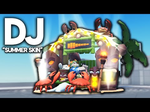 New SEAL DJ BOOTH SKIN! SHOWCASE | TDS Surf & Turf Battlepass (Roblox)