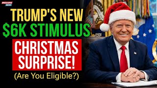 Trump’s NEW $6,000 Stimulus — Only Certain Americans Qualify (Do You?)