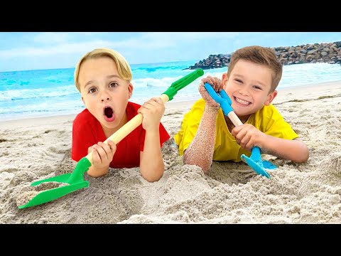 Aventure au détecteur de métaux pour enfants