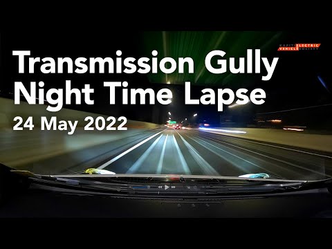 Transmission Gully night time lapse - Wellington to Kāpiti Coast