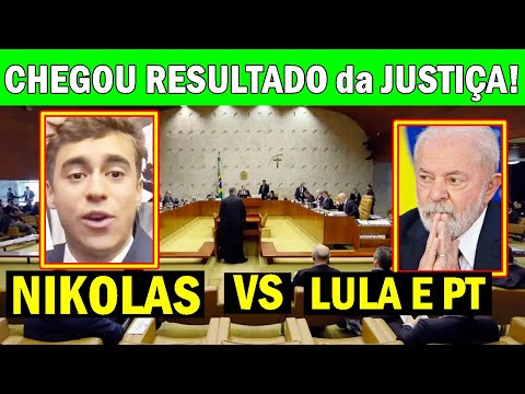 Chegou RESULTADO da JUSTIÇA. VEJA QUEM VENCEU esse EMBATE sobre ação do PT de Lula contra NIkolas.