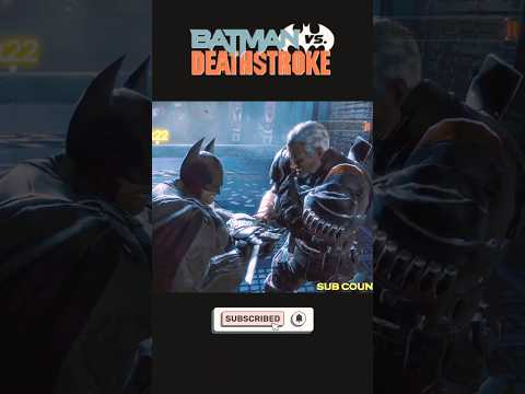 Batman vs Deathstroke🔥 Epic Boss Fight | Batman Arkham Origins #batman #deathstroke #dc #like #share