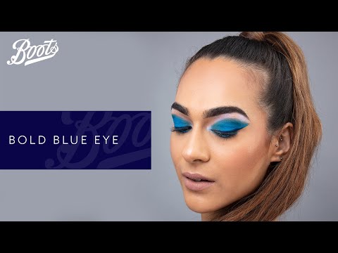 boots.com & Boots Promo Code video: Make-up Tutorial | Bold Blue Eye | Boots UK