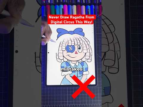 Never Draw Ragatha THIS Way! 😡 Digital Circus #art #shorts #digitalcircus