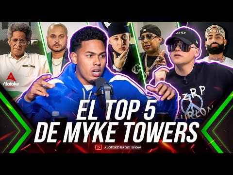 MYKE TOWERS: SU TOP 5 DE LOS MEJORES RAPEROS DE HABLA HISPANA ¿VIENE MUSIC SESSIONS CON BIZARRAP?