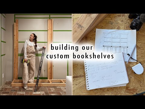 building our custom bookshelves *wood pickup, planning & my process* | MaCenna Lee