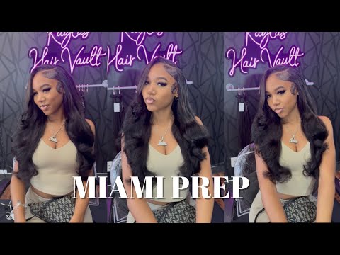 MIAMI PREP VLOG | maintenance vlog hair, nails, lashes, pack with me, vacation haul