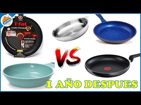 Cual es mejor después de 1 año, Flavor stone, jade cook, T-Fal, Acero inoxidable, hard titanium