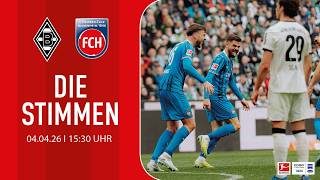 Die Stimmen nach dem Spiel gegen Mönchengladbach