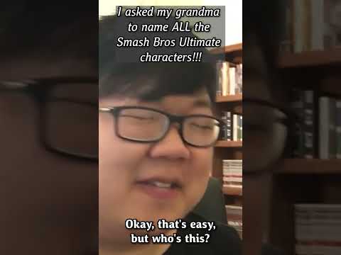 I asked my grandma to name ALL the Smash Bros Ultimate characters!!!