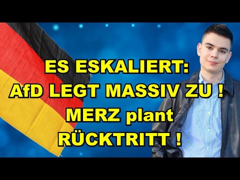 AfD legt MASSIV ZU! Merz plant RÜCKTRITT!