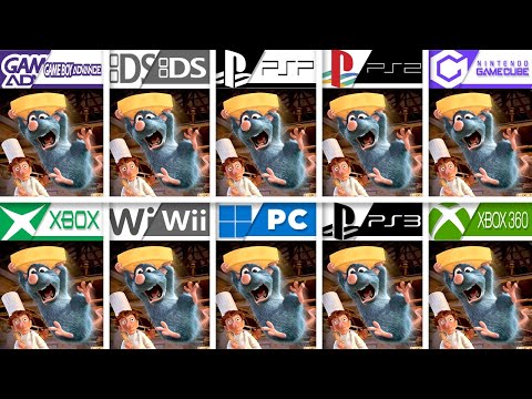Ratatouille (2007) GBA vs DS vs PSP vs PS2 vs GameCube vs Xbox vs Wii vs PC vs PS3 vs Xbox 360