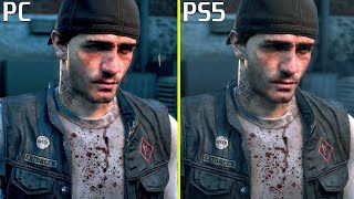 Days Gone - PC vs PS5 Early Graphics Comparison Video
