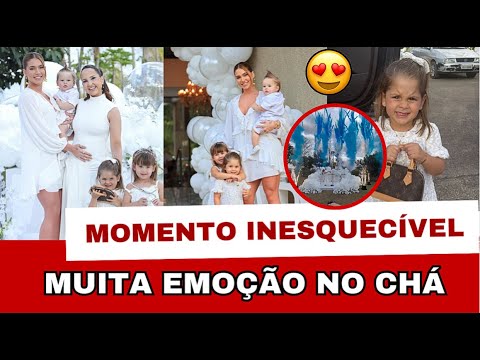 VIRGÍNIA LEVA OS FILHOS NO CHÁ REVELAÇÃO EMOCIONANTE DA PRIMA😍