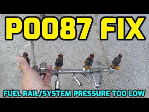 P0087 FUEL RAIL SYSTEM PRESSURE TOO LOW FIX (HOW TO TROUBLE SHOOT)