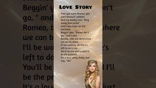 Love Story Lyrics – Taylor Swift (this feels like a fairytale…) 💖 #lovestory #taylorswift #lyrics
