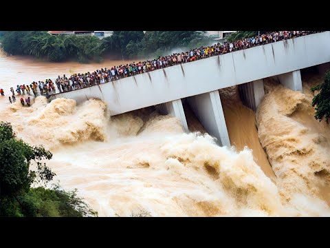 3 Dams Collapsed! Great Flood Begins in China! Thousands of Houses Under Water 3 Meters Deep