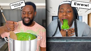 When Your DAD CANT COOK 🤮|TheQueensFamily