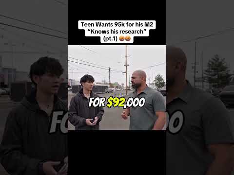 Teen Wanted 95k For His BMW M2 “Did His Research”😱🤯 #shorts