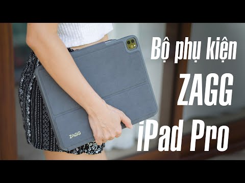 Trên tay bàn phím Zagg cho iPad Pro