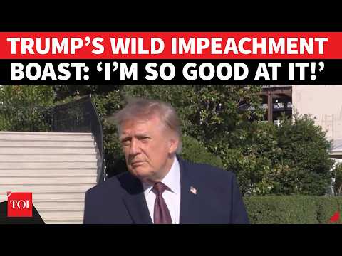 ‘I’M GETTING GOOD AT IT’: Trump’s SHOCKING 3rd Impeachment FLEX, Taunts Democrats | Watch
