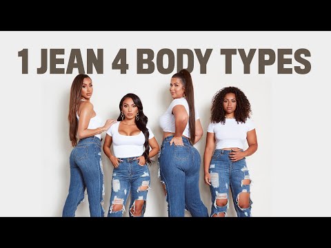 4 NovaBabes With Different Bodies Rock The SAME Jeans...