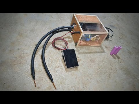 自製點焊機Make your own spot welder with foot pedal. pic