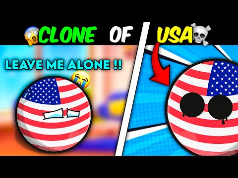 When USA countryball meets his Evil Clone 😂 Funny video (P1)