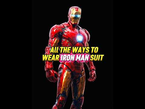 Iron Man Suit Ko Pahen Ne Ke Sabhi Tarike #ironman #marvel #shorts