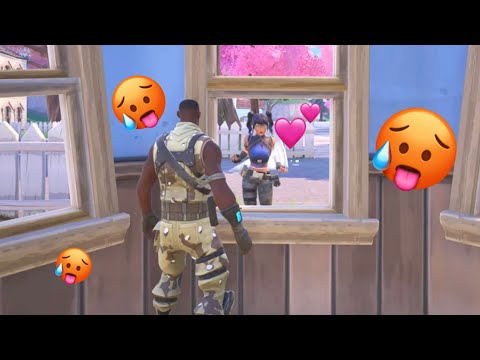 Fortnite Roleplay THE SUS GIRL NEXT DOOR (SHE BROKE INSIDE!) (A Fortnite Short Film)