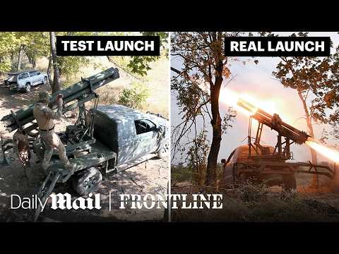 How a Ukrainian Rocket Launch Really Works | Frontline Marathon | Daily Mail