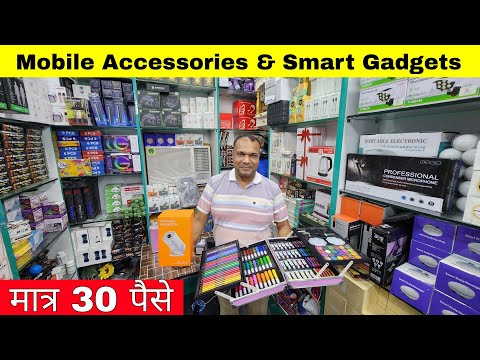 Mobile Accessories wholesale market in delhi |Smart Gadgets market|Gaffar Market delhi
