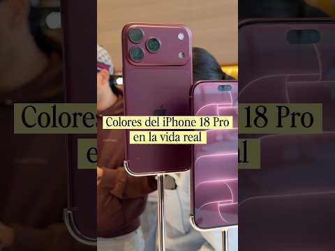 El iPhone 18 Pro se ve diferente en <strong>persona</strong> 🍷