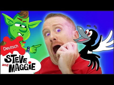Gruselwald Monster für Kinder mit Steve und Maggie Deutsch | Verschwindet, gruselige Kobolde!