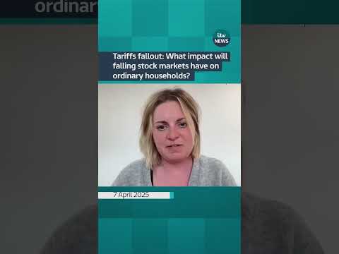 What impact will falling stock markets have on ordinary households? #itvnews #shorts