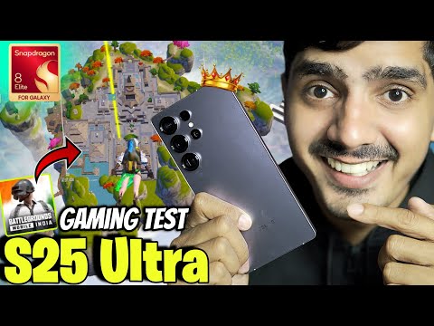 BGMI GAMING TEST ON MY NEW SAMSUNG GALAXY S25 ULTRA 🔥 BEST GAMING PHONE IS HERE 😍