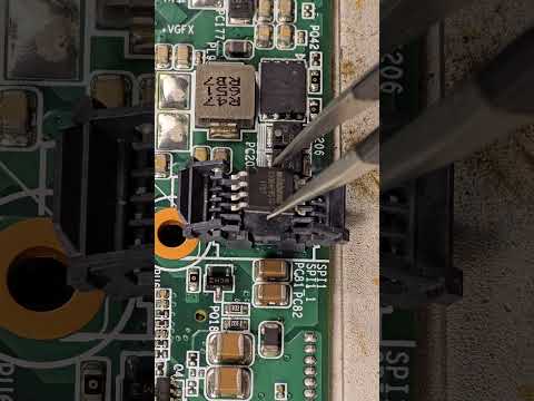 The BIOS chip replacement