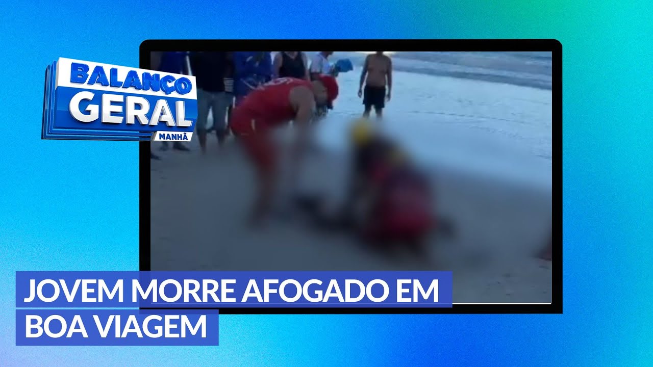 Jovem de 19 anos morre afogado na praia de Boa Viagem