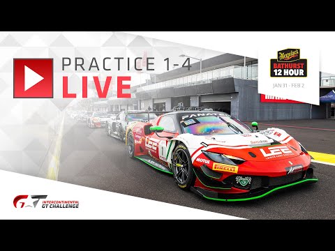 PRACTICE 1-4 (FRIDAY) | Meguiar's Bathurst 12 Hour | IGTC 2025